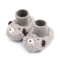 Zapatillas De Otoño-Invierno Para Bebés Con Diseño De Oso Y Oveja Niños Y Niñas Calf Sintética Antideslizante Cómodo Para 0-18 Meses - details 27