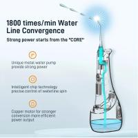 Irrigador Inalámbrico con 4 Posiciones de Control del Agua a Presión con Batería Recargable, Eliminación de Placa Dental óptimo para Viajar y para Baños Pequeños,6 Boquillas - details 8