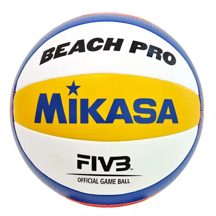 VOLEIBOL PLAYA CUERO de MIKASA. Balón de voleibol MIKASA con superficie de cuero sintético. Ligero y suave para un juego preciso y cómodo. - 1