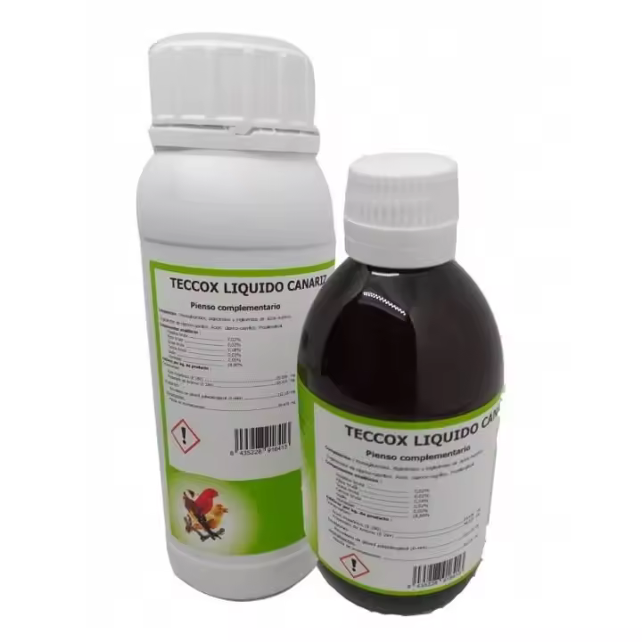 Teccox para Aves CANARIZ Anticodicios Natural Líquido 250 ml - 1