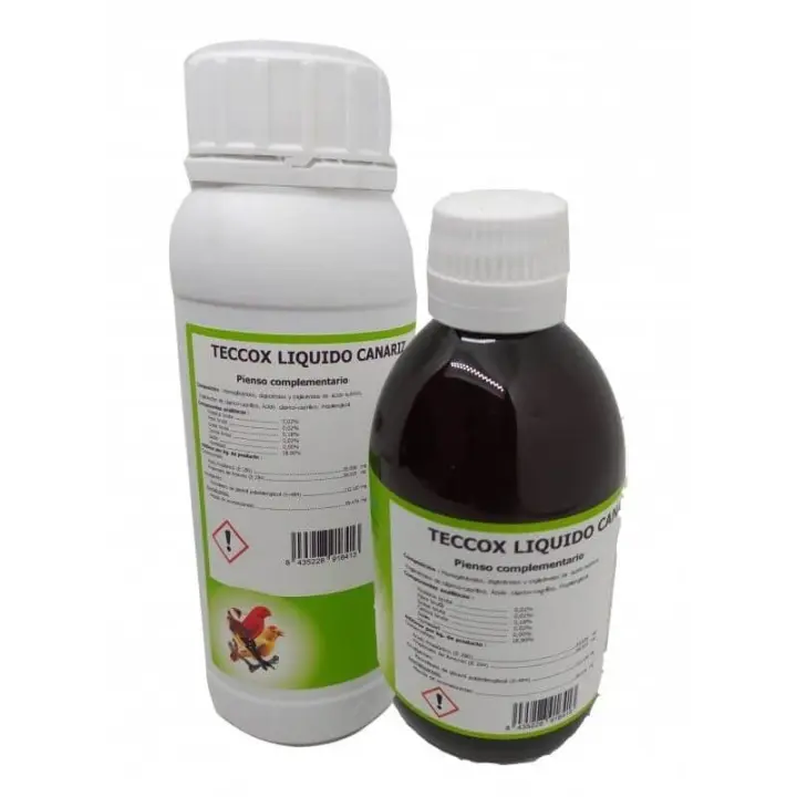 Teccox para Aves CANARIZ Anticodicios Natural Líquido 250 ml - 1