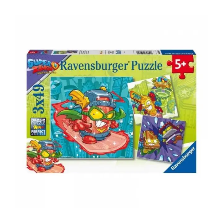 SUPER ZINGS PUZZLES 3X49 PIEZAS DE RAVENSBURGER - 1
