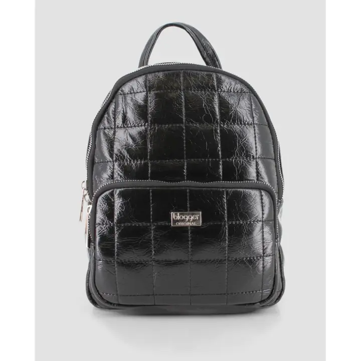 Blogger RITA Mochila de mujer negra en polipiel 78600 - 1