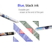 Nuevo Set De 26 Piezas De Bolígrafos Gel Astronauta Kawaii Borrables 0.5mm Tinta Negra/Azul Recarga Borrador Lavable Estación De Trabajo Y Estudio - details 3