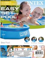 Intex Piscina Hinchable easy set , Ø305x61 cm,Ø305x76 cm;Ø366x76 cm, Piscina Redonda, para 3 personas o 5 personas - details 1