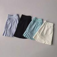 Shorts De Running Para Mujer 2 En 1Falda Alta Cintura Fitness Deporte Skirt Yoga Tenis Golf Gimnasio Correr Shorts Terciopelo - details 13