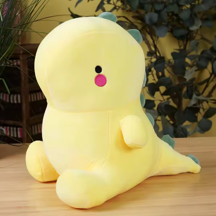 Dinosaurio Suave Regalo Peluche Kawaii Dino Peluche Juguete De Animal Suave Almohada Peluche Kawaii Muñeco De Tela Gruesa - 1