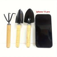 Juego De Herramientas De Jardín 3pcs Rake Pala Mini Para Plantas Succulentas Y Tierra Suave Aluminio Herramienta De Jardinería - details 4