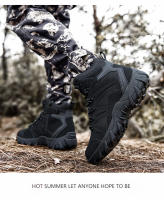 Botas De Entrenamiento De Combate En Desierto Para Hombres Antideslizantes Resistente Al Desgaste Para Camping Montañismo Pesca Caza Senderismo Zapatillas De Exterior - details 18