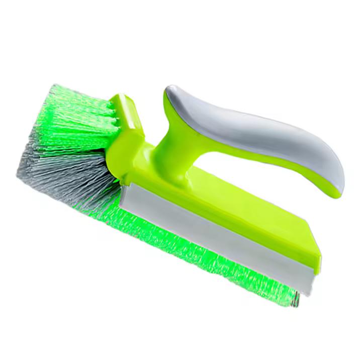 Cepillo De Limpieza Multifuncional Esquina Scrubber Herramienta Para Pisos De Azulejos Y Tubos Cepillo De Intersticios - 1