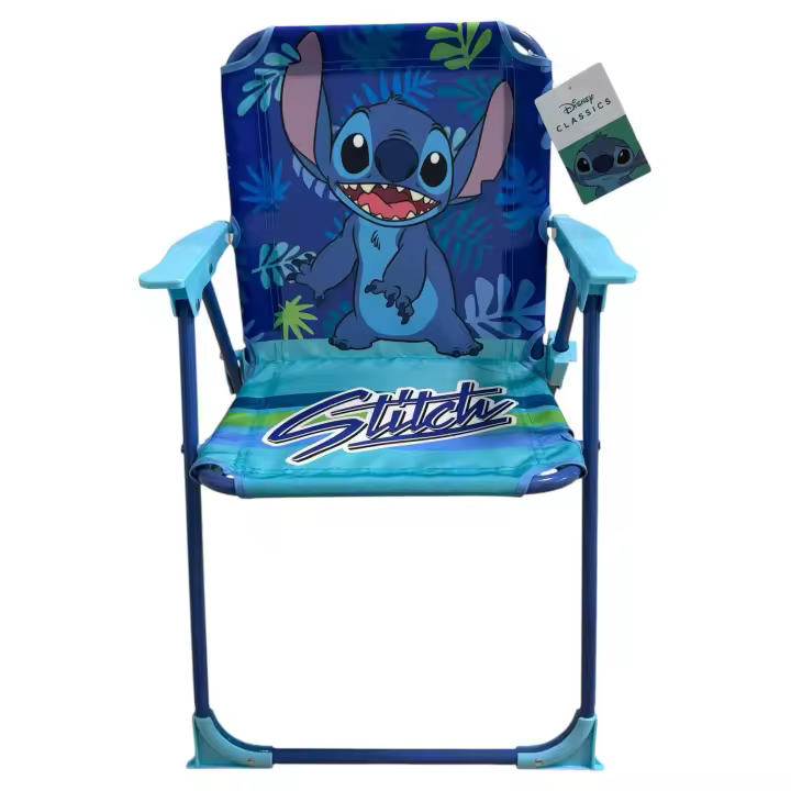 Silla Stitch plegable infantil para interior exterior playa piscina 38X32X53CM - 1