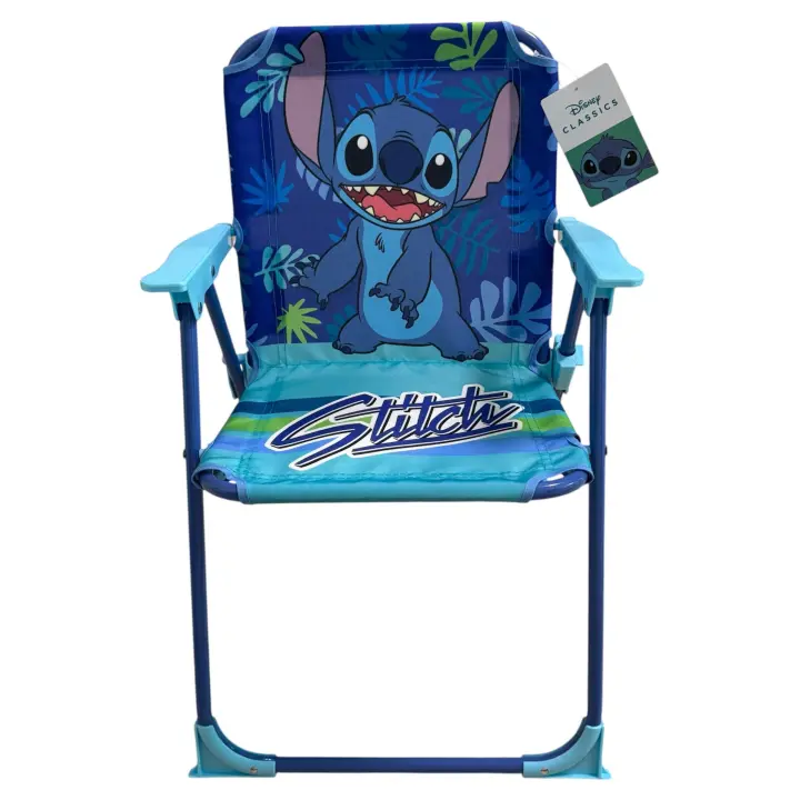 Silla Stitch plegable infantil para interior exterior playa piscina 38X32X53CM - 1
