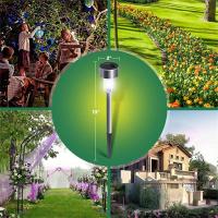 12Pack Luces Solares Para Jardín Lámparas De Hierba Impermeables Iluminación De Paisaje Exterior Decoración De Jardín Con Fuente De Energía Solar - details 4