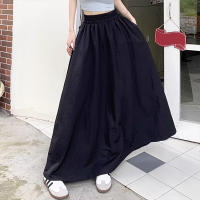 ZANZEA Falda Larga Para Mujer Verano 2024 Estilo Casual Con Bolsillos Ajustable En Cintura Maxi Skirt Oversize Streetwear - details 7