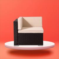 AREBOS® Polyrattan Muebles de jardín Conjunto de jardín Grupo de asientos Negro - details 21