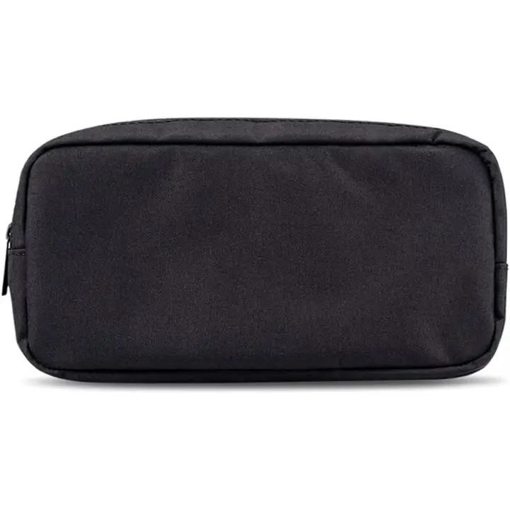 Bolsa de transporte suave, duradera y liviana, adecuada para salir, negocios, viajes y kit de cosméticos (negro-grande) - 1