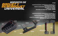 MODAUTO Soporte Lateral para Asiento del Coche, Soporte para Semibaquet, Longitud 450mm/360MM, 6 Piezas Incluidos, Universal (G460B-450mm) (G460-360MM) - details 2