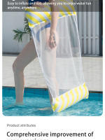 Silla De Flotación Inflable Plegable Con Patas Y Red De Apoyo Para Piscina Y Playa Accesorio De Ocio Al Aire Libre - details 1