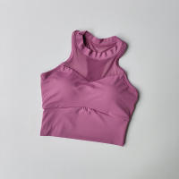 Sujetador Deportivo Para Mujer Sexy Con Aros En Malla De Secado Rápido Conjunto De Chaleco De Yoga Deporte Exterior - details 8