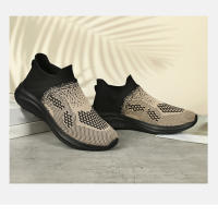 Zapatos De Correr Para Hombre Transpirables Talla 46 Zapatillas De Correr Slip on Casual Mesh Suela EVA Zapatos De Equipo Deportivo - details 17