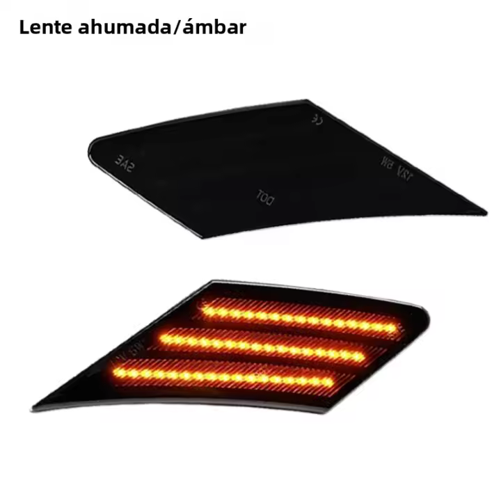 Luces De Señal Lateral LED Amarillas Para Toyota GT86 FT86 Scion FR-S Subaru BRZ Lente Clara Y Opaca Instalación En Faros Laterales Y Sensores De Luz - 1