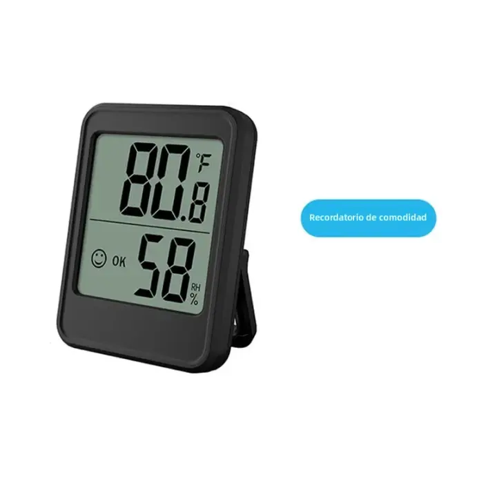 Termómetro Y Higrómetro Digital Para Interior Estación Meteorológica Con Luz Trasera Medidor De Temperatura Y Humedad Para Hogar - 1