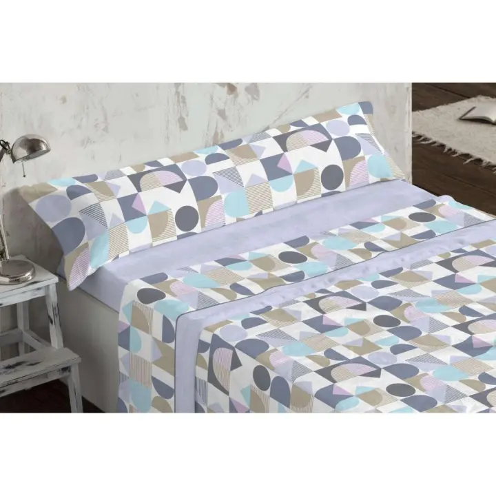 Juego de Sábanas Coralina BURRITO BLANCO. Extrasuave, Cálida, Máxima Calidad, No hace Bolas. Cama 105, 135 y 150. Azul. Invierno - 1