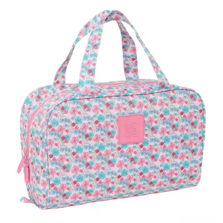 NECESER RECTANGULAR RECICLADO MOOS "FLORES" 31X14X19 CM (Safta 812418720) - 1