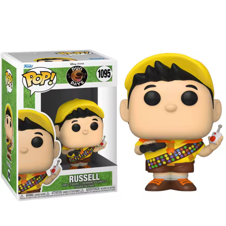 Funko Rusell UP Disney Pixar DOug DAys  figura 1095 Rusell Rusel - 1
