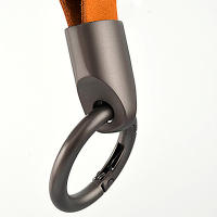 Llavero De Titanio Y Cuero Vacío Llavero De Coche Para Hombre Llavero De Colgante Creativo Accesorio Pequeño EDC Regalo Ideal Para Exteriores - details 11