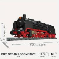 Bloques De Construcción Creativos De Tren De Vapor Serie Para Niños Modelo DIY Ideal Para Regalo Navideño De Ciudad - details 17