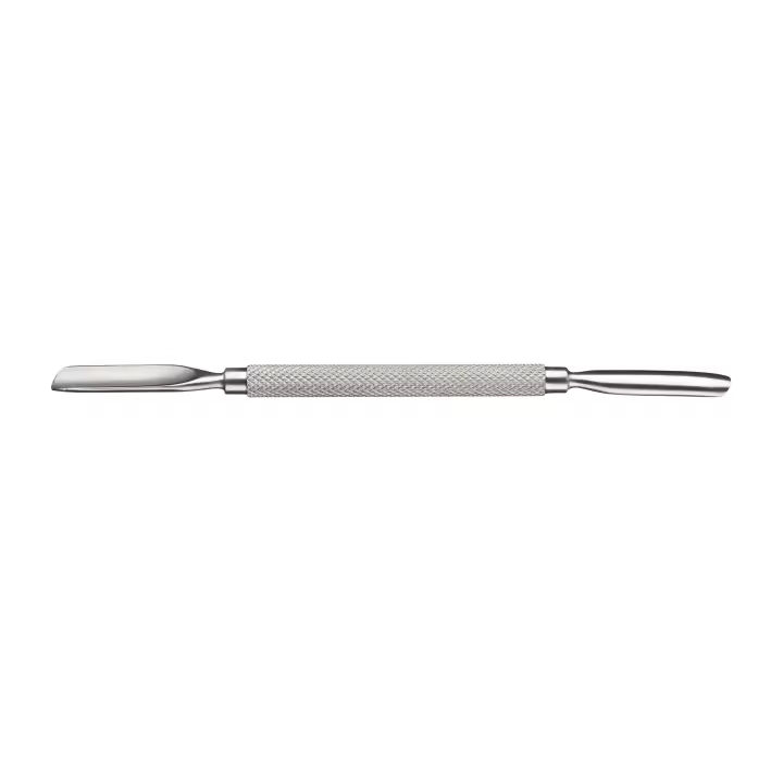 EMPUJA PIELES DOBLE DE ACERO INOXIDABLE (marca: Pollié) - 1