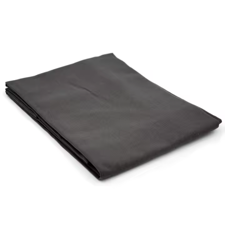 SANSY - Mantel de lino y algodón NIA Basic en color Gris Oscuro, rectangular 150x200 HECHO EN ESPAÑA - 1
