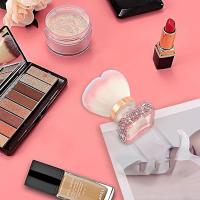Brocha para polvos de maquillaje, brocha grande para polvos sueltos o compactos, brocha de pelo sintético, brocha de felpa para iluminar y brocha de maquillaje suave para maquillaje de piernas, brazos, rostro y cuerpo - details 2