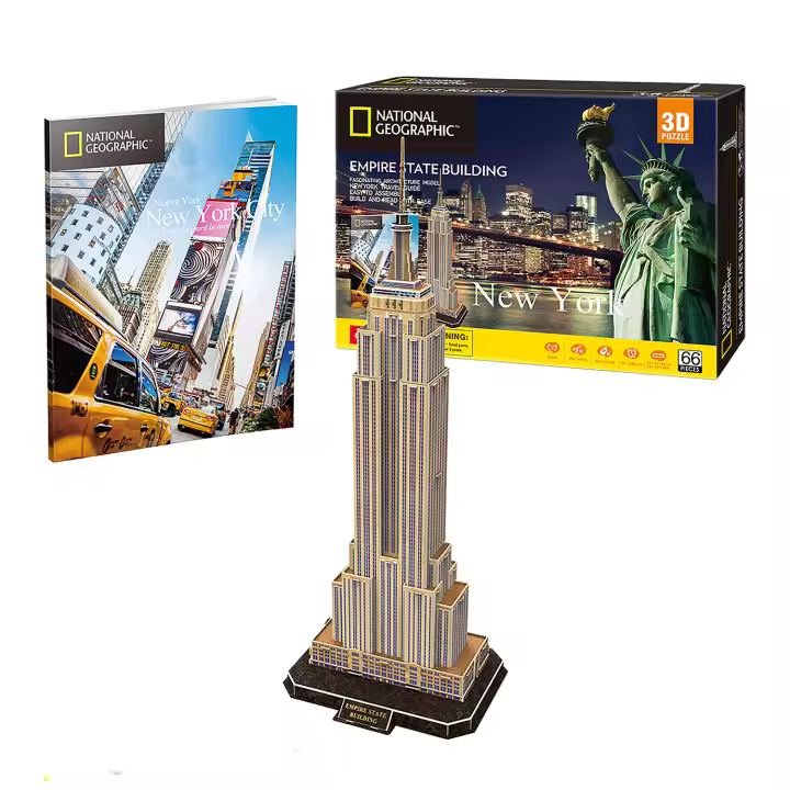 Puzzle 3d Empire State  Puzzle 3d Niños  Maquetas Para Montar - 1