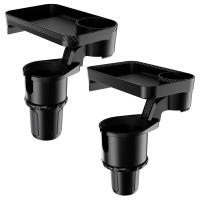 Soporte De Taza Para Coche Con Bandeja Ajustable Y Giratorio De 360 Grados Multifuncional Expansor De Mesa Para Comer En Coche - details 7