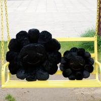 Cojín De Almohada De Peluche Creativo Con Girasol Sonriente Y Arcoíris Decoración Para Oficina Cojín De Espalda De Poliéster/Celulosa Tamaño Approx 40x40x10cm - details 5