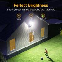 Luces Solares Para Exterior 350000LM Con Sensor De Movimiento 3 Modos Impermeables Iluminación De Seguridad Para Patio Jardín Puerta Calle - details 1