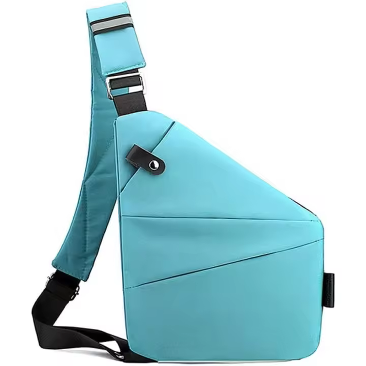 Bolsa de viaje antirrobo, bandolera impermeable, bandolera fina, mochila informal, bandolera para hombre, viajes y actividades al aire libre. - 1