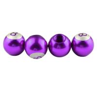 4pcs Tapones De Válvula De Neumático Para Coche Motocicleta Bicicleta Aleación De Aluminio Forma De Bola Cubierta De Polvo Tamaño 17x17x8mm - details 14