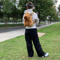 Mochila De Peluche Capybara Kawaii Moda Muñeco Peluche Bolsa Infantil Mochila De Hombro Mini Bolsa Para Regalos Para Novia - details 4