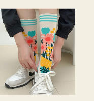 Calcetines De Algodón Coloridos Para Mujer 2024 Moda Primavera Otoño Plantas Echinacos Sloth Estilo Trendy Personales - details 20