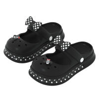 Zapatillas De Plataforma Casual Para Mujer Casuales Con Lazo Decorativo Diseñador Comodidad Interior EVA Talla Unisex Estilo De Moda Verano - details 13