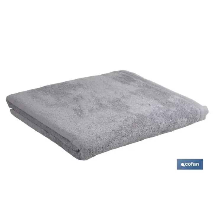 Toalla tocador gris perla gr.580/m2 modelo perlan 30x50cm - 1