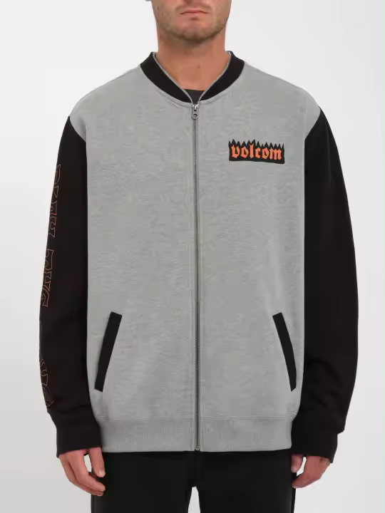 Sudadera con Cremallera Volcom Nando Von Arb - Heather Grey - 1