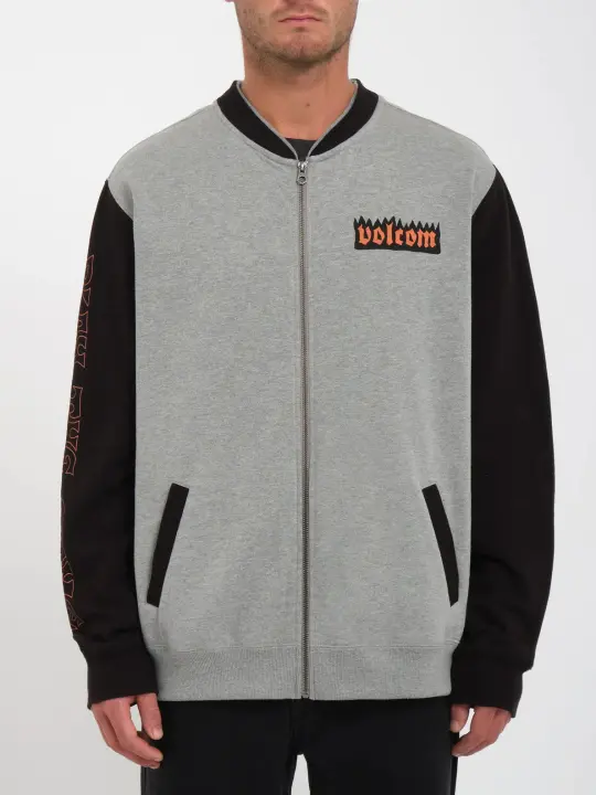 Sudadera con Cremallera Volcom Nando Von Arb - Heather Grey - 1