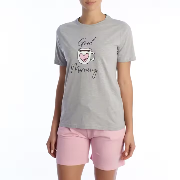 Kisses and Love-Pijama Verano 100% Algodón KL40000 para Mujer - 1