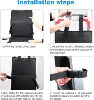 Cubierta De Escalera Para Cama De Dos Niveles Bloqueador De Escalera Para Evitar Que Los Niños Suban La Escalera Material De Poliéster Y Algodón Estilo Sólido - details 1