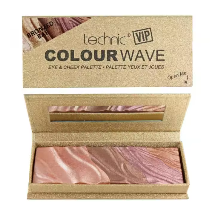 TECHNIC VIP PALETA OJOS Y MEJILLAS COLOUR WAVE BRONZED BAE 18,5 g Ref. 27719 - 1