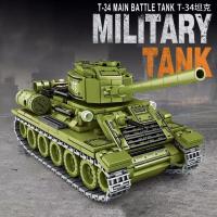 Bloques De Construcción MOC 99A Tanque De Batalla Principal Militar Challenger Leopard Panther Juguetes Para Niños Modelo De Ejército Soldado Pesado - details 2